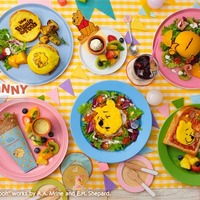 ディズニー「くまのプーさん」カフェ、東京・大阪に限定オープン FUNNYな表情のタコライスやピザ風トーストなど 画像