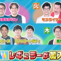 「ラヴィット!」新レギュラーメンバー一挙発表 月曜~木曜に加入 画像