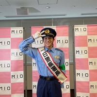 山下幸輝、1日警察署長に就任で制服姿披露 地元でのイベントに喜び 画像