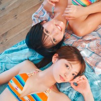 「MFGエンジェルス2023」佐々木萌香&東条澪、カラフル水着でふっくらバスト披露 画像