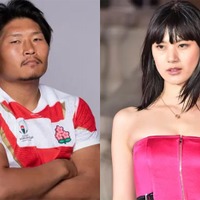 ラグビーW杯敗退で涙の稲垣啓太選手、妻・貴子の涙ぬぐいハグ「もらい泣きした」「素敵な夫婦」と反響 画像