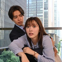<推しが上司になりまして 第1話>瞳(鈴木愛理)、“最推し”斗真(片寄涼太)が突然引退から上司に “ジレキュンラブコメ”スタート 画像