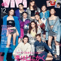 藤田ニコル・せいら・櫻坂46山崎天ら「ViVi」表紙に全員集合 史上初「ViViNight」裏側で撮影 画像