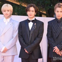 THE RAMPAGE川村壱馬・吉野北人・RIKU、華やかジャケットスタイルでレッドカーペット登場<第36回東京国際映画祭> 画像