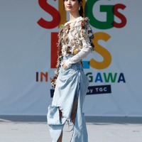 “江戸川区出身”テラハ小室安未、大胆スリットで美脚披露 地元の魅力語る<SDGs FES in EDOGAWA> 画像