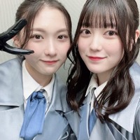 櫻坂46幸阪茉里乃&谷口愛季、衣装姿で“密着プリクラ”「透明感すごい」「貴重」の声続々 画像