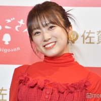 矢吹奈子、スリットから美脚チラリ「いちごさんどう2024」応援サポーター就任 画像