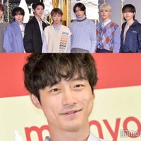 坂口健太郎、&TEAMへサプライズ Kとハグで再会を喜ぶ 画像