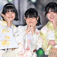 “現役小学生”3姉妹YouTuberろこまこあこ、愛らしい浴衣姿に会場釘づけ【関西コレクション 2024 S／S】 画像