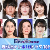 読者が選ぶ「歴代日テレ水10ドラマ」トップ10を発表【モデルプレス国民的推しランキング】 画像