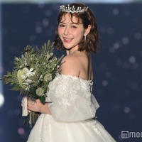 村重杏奈、ウエディングドレス姿で美デコルテ披露「いつか結婚することがあれば…」願望語る【TGC熊本2024】 画像