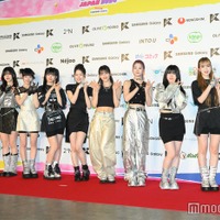 ME:I、黒×シルバーの美肌際立つ衣装でレッドカーペット登場 MOMONA「1秒1秒が夢みたい」【KCON JAPAN 2024／レッドカーペット】 画像