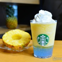 スタバ新作「サンシャイン パイン フラペチーノ」味も見た目も夏全開！フルーティでゴクゴクっと飲める一杯＜試飲レポ＞ 画像