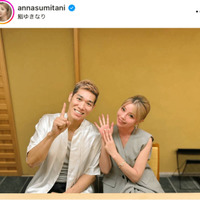 住谷杏奈、レイザーラモンHGと結婚18年！夫婦水入らずSHOTを公開「お寿司を食べに行きました」 画像