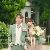 結婚発表のばんばんざい・るな＆エスポはんくん、密着ウエディングフォト公開「おめでとう」「お似合い」祝福の声 画像