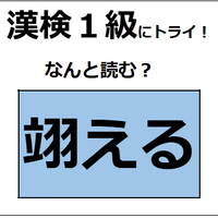 「翊える」の読み方、わかりますか？部首の羽に着目して、イメージをふくらませてみてね【漢字クイズ】 画像