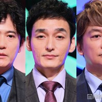 稲垣吾郎・草なぎ剛・香取慎吾、新しい地図の始動から7年記念日 3人で会見登場に喜び「芸能人っぽくていいですね」 画像