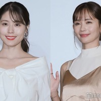 有村架純、美デコルテ際立つリボンブラウス着こなす 中村ゆりはキャミワンピで上品肌見せ【さよならのつづき】 画像