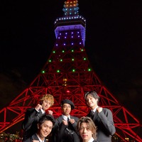 Aぇ! group、5色に輝く“5大都市タワージャック”に興奮 アルバム楽曲制作した佐野晶哉「これからは印税生活」【点灯式レポート】 画像