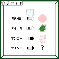 クイズです!言葉がイラストに変化するときの法則はナニ?【難易度LV3.・中辛】 画像