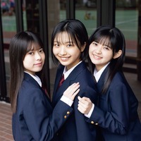 “ハロプロ次世代エース候補”弓桁朱琴・石井泉羽・上村麗菜、制服姿で魅了「少年サンデー」表紙登場 画像