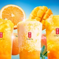 ゴンチャ新作「FRESH マンゴー＆オレンジ」たっぷり果肉で果物を頬ばるかのような飲みごたえ 画像