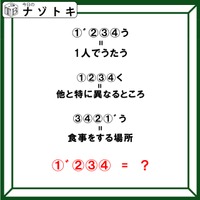 クイズです!「3つの単語から導かれる言葉は?」数字には共通の文字がはいります【難易度LV3.・中辛】 画像
