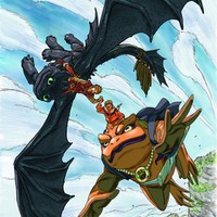 「ヒックとドラゴン」&「NARUTO」コラボ実現 岸本斉史氏の描き下ろしコラボビジュアル解禁 画像