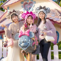 東京ディズニーランド&シー、レオパード柄とナチュラルカラーの新グッズ ふわふわ素材で可愛くあったか 画像