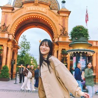 日向坂46河田陽菜、夜の遊園地でデート気分 2nd写真集先行カット公開 画像