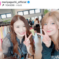 矢口真里、仲良し手島優との“久々”再会SHOTにファン大歓喜「やぐてじ大好き!」「いつまでも可愛い」 画像