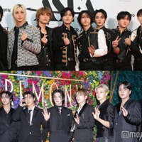 Stray Kidsメンバー、人気バンドの韓国公演に豪華差し入れ ATEEZメンバーらも観覧で集合ショット公開 画像