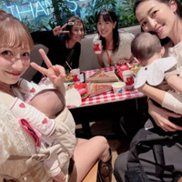 「baby服爆買い」辻希美、生後2ヶ月次女を抱っこし展示会&ランチを満喫「あっという間の時間でした」 画像