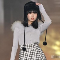 「今日好き」おひなさま（長浜広奈）、クールなランウェイ ファー帽子で冬っぽコーデ【ガルアワ2025AW】 画像