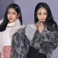 藤岡弘、の次女・天翔天音、ミニスカで美脚チラリ 長女・天翔愛と仲良く姉妹ランウェイ【ガルアワ2025AW】 画像
