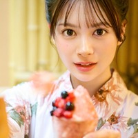 AKB48研究生・伊藤百花、ピンク浴衣姿のデートショット 1stフォトブック先行カット第2弾解禁 画像