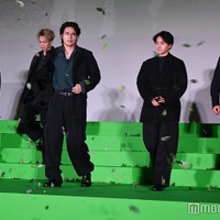 水上恒司・木戸大聖・綱啓永・JUNON（BE:FIRST）瞬間最大風速25m／sの“爆風”で登場 JUNONがミスに照れ笑い「緊張してるの見え見えでした」【WIND BREAKER／ウィンドブレイカー】 画像