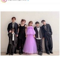 辻希美、次女が生後3ヶ月に！妊娠中の家族記念SHOTも公開「あっという間」「いつも幸せをありがとう」 画像