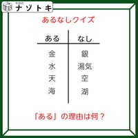 あるなしクイズです！「金にあって銀にない！」ある側の理由は？【難易度LV２.・甘口】 画像