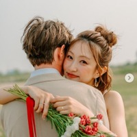 元NMB48上枝恵美加、スペイン人男性との結婚発表 夫顔出しウエディングショットも公開 画像