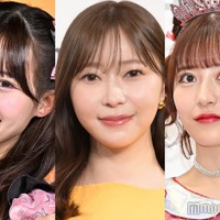 指原莉乃・FRUITS ZIPPER月足天音・CANDY TUNE村川緋杏、元HKT48の密着3ショット「泣ける」「大舞台で集結かっこよすぎ」 画像