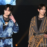 ACEes作間龍斗＆深田竜生、“駿河和染”⾐装纏い堂々ランウェイ 仲睦まじいやり取りに歓声【TGCしずおか2026】 画像