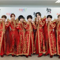 なにわ男子・道枝駿佑「はけたくなる」丈熱ポスターに漢字一文字…初ドーム会見でなにわ魂全開【囲み取材全文後編／なにわ男子 1st DOME LIVE ’VoyAGE’】 画像