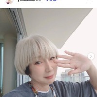 秋野暢子、桜のガラスアート作品披露「センス抜群」「おしゃれな習い事」の声 画像