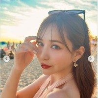 元AKB48河西智美、素肌輝くキャミ姿披露 ハワイでの写真に「透き通るような美肌」「透明感すごい」の声 画像