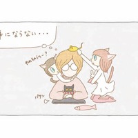 仕事にならない日もある。猫たちと過ごす冬のおうち時間【夜が明けるとき猫がそばにいれば #19】 画像