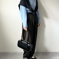 冬→春スイッチの参考になる【GU＆ユニクロ】コーデ。シンプルを格上げする大人のレイヤード術 画像