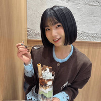 モー娘。井上春華、キュートな“チョコミン活”SHOTに「めっちゃ可愛い」「ボブ似合うー！」の声 画像