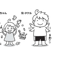 子育ては毎日が一喜一憂の連続。発達障害の傾向があり、とてもユニークな我が家の子どもたち【発達障害子育て絵日記 #１】 画像