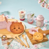 ちいかわベーカリー、“さくら”コンセプトの春メニュー ピンク色の食パンやさくらソーダなど 画像